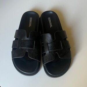 32 degrees Cool Black women  Slide Sandals